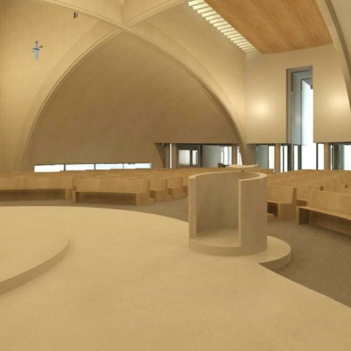 Realizzazione edificio di culto a Piacenza Montanari Costruzioni