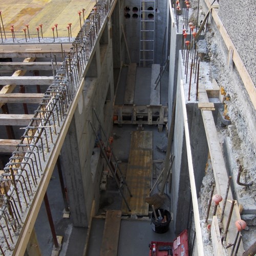 cabina elettrica interrata nel centro di Fidenza