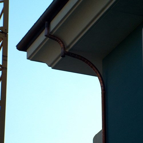 particolare edificio residenziale Fidenza Montanari Costruzioni