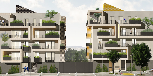 Quartiere green Fidenza progetto Montanari Costruzioni