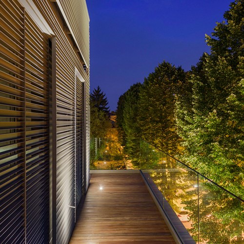 Fidenza Casa sul Parco panoramica terrazzo