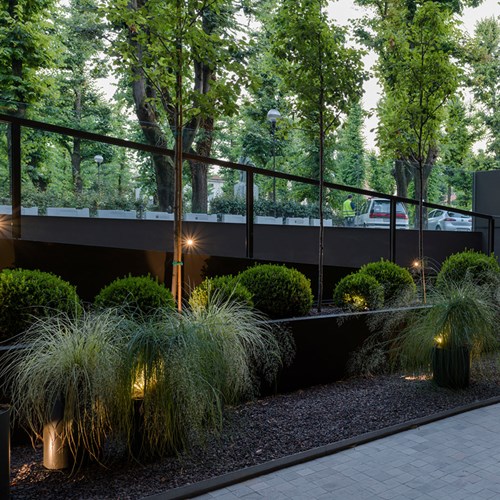 Casa sul Parco Fidenza particolare dell'ingresso al piano terra