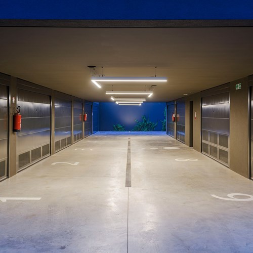 Casa sul Parco ingresso ai garage