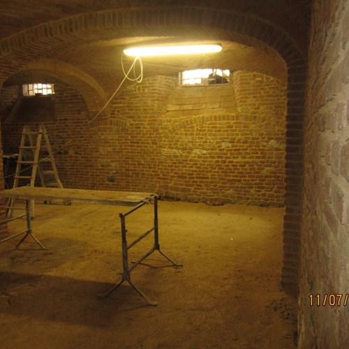 Il restauro di un edificio a Noceto