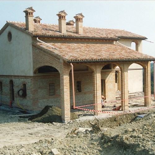 Restauro del porticato di un casolare a Salsomaggiore