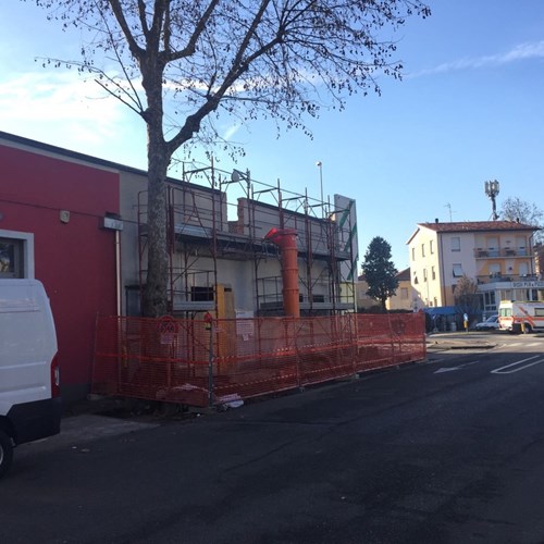 Ristrutturazione di un edificio commerciale realizzato da Montanari Costruzioni
